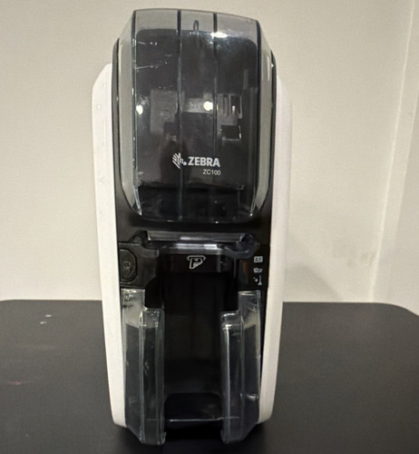 Zebra zc100 card printer - id,