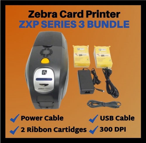 Zebra zxp series double - zebra, 3